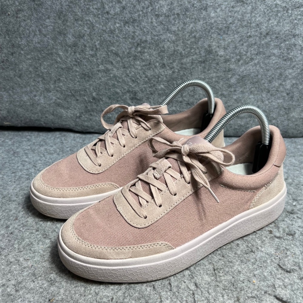 Kizik Irvine Women Canvas Suede Hands Free Slip On Sneakers Mauve Size 8